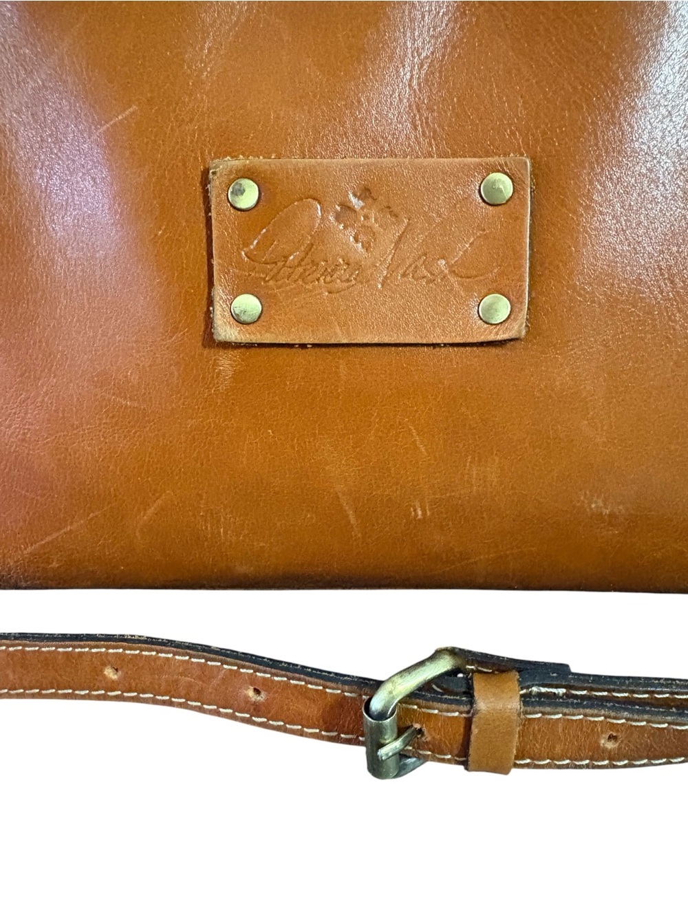 Patricia Nash Leather Crossbody Shoulder Bag Boho Satchel - Picture 14 of 16